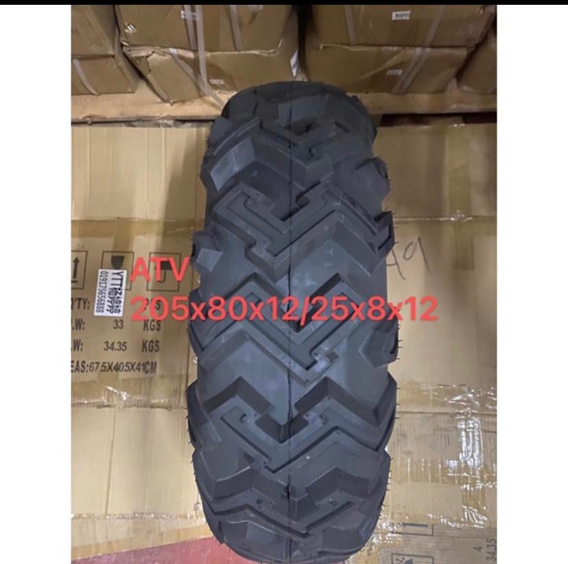 ATV Tire Tubeless 25x8x12 /205x80x12 Kingstone Tire Brand Lazada PH