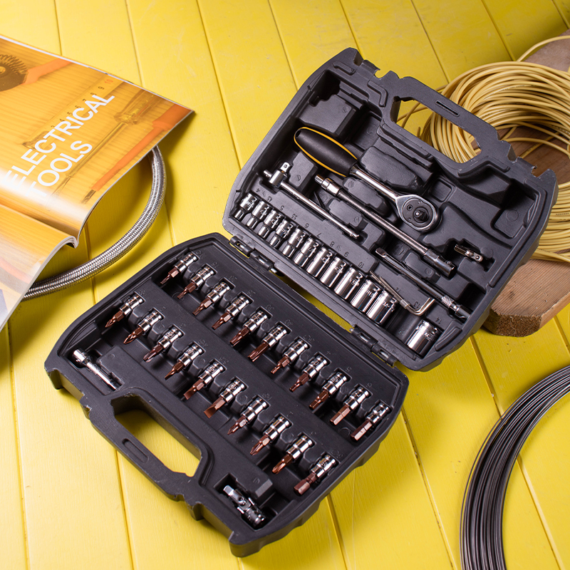 Deli DL1046 Socket Sets Repair Tool Kit 46PCS/SET | Lazada PH