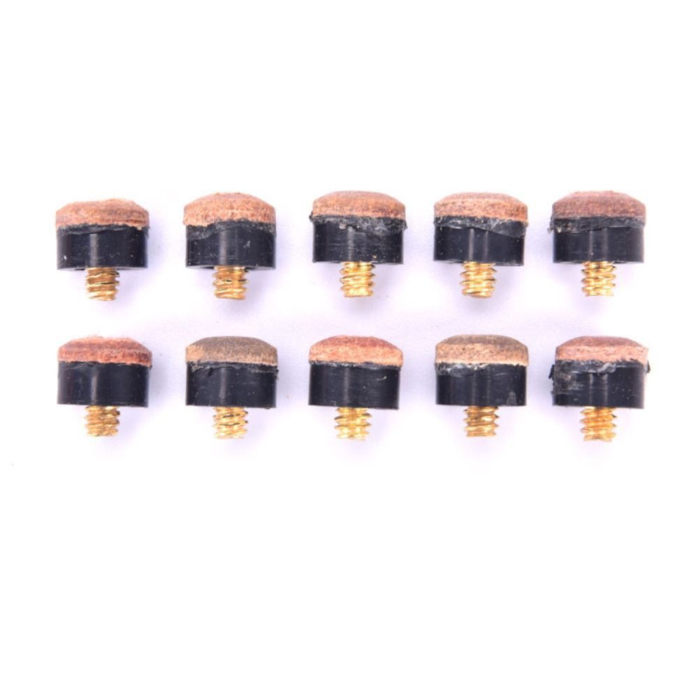 Parts Billiards Head Cover Billiards Leather Head Billiard Cue Head 10/11/12/13mm Snooker Supplies Billiards Protective Sleeve Billiards Pool Cover Cue Stick Ferrules Billard Cue Pool Tips Billiard Replacement Snooker Billard Soft Kit Screw On Cue Tips