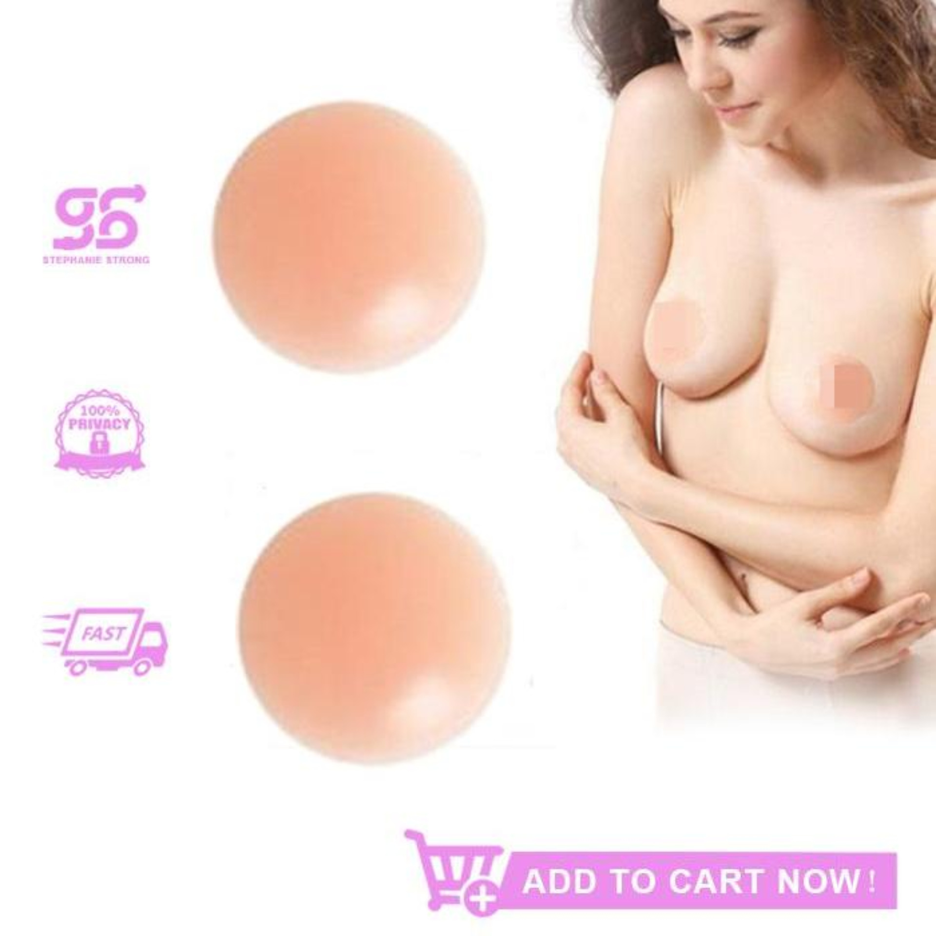 silicone tape bra