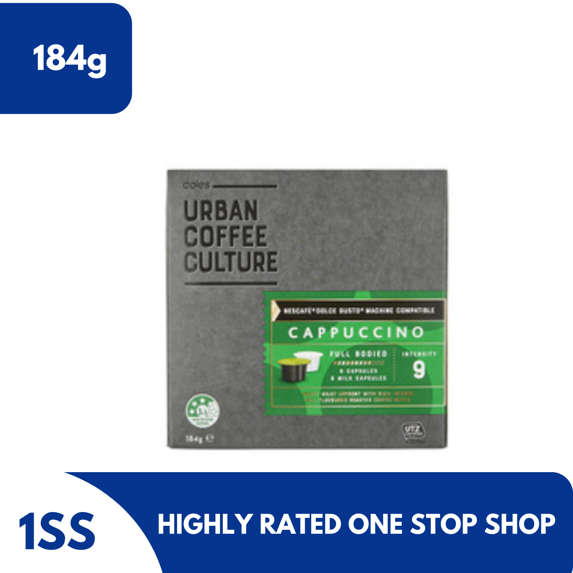 Coles Urban Coffee Culture Cappuccino Capsules, 184g Lazada PH