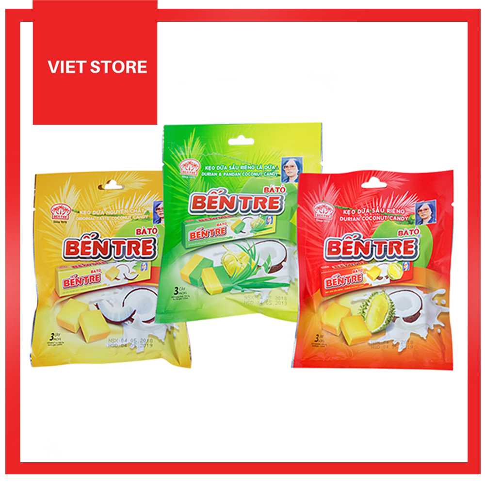 Vietnam Bentre Coconut Candy 150g Pure Taste, Delicious Childhood Snack,  Tonic, Cheap Healthy Candy Lazada PH
