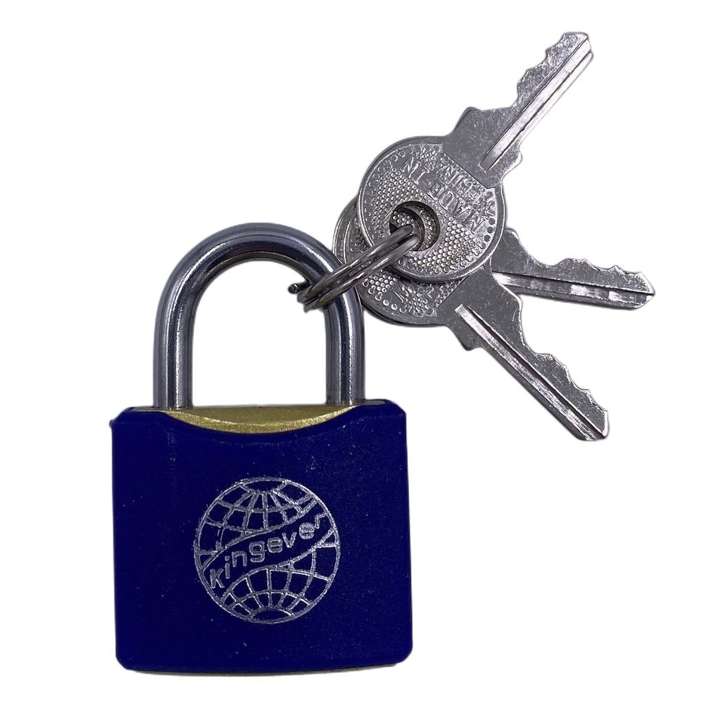 FT Heavy Duty Waterproof Padlock With 3 Keys Plastic Covered Padlock