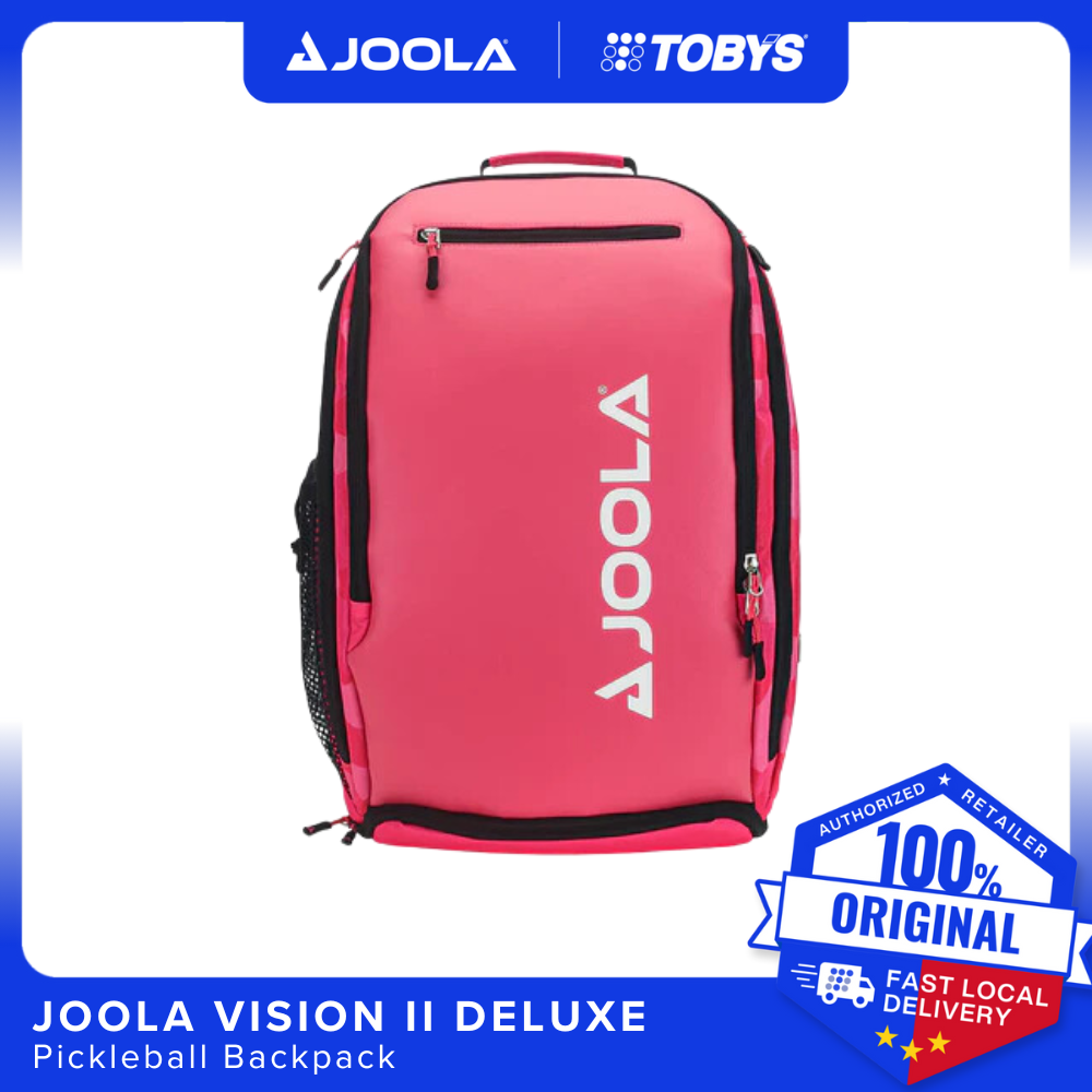 Mochila JOOLA Vision II Deluxe Rosa - Prática E Confortável Para O Dia A Dia