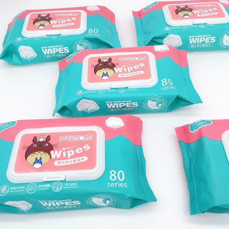 babylovely.ph 10 PCK Baby Wipes 80sheets Per Pack convenient portable