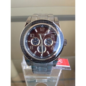 RELIC by FOSSIL Brady Gunmetal Carbon 
