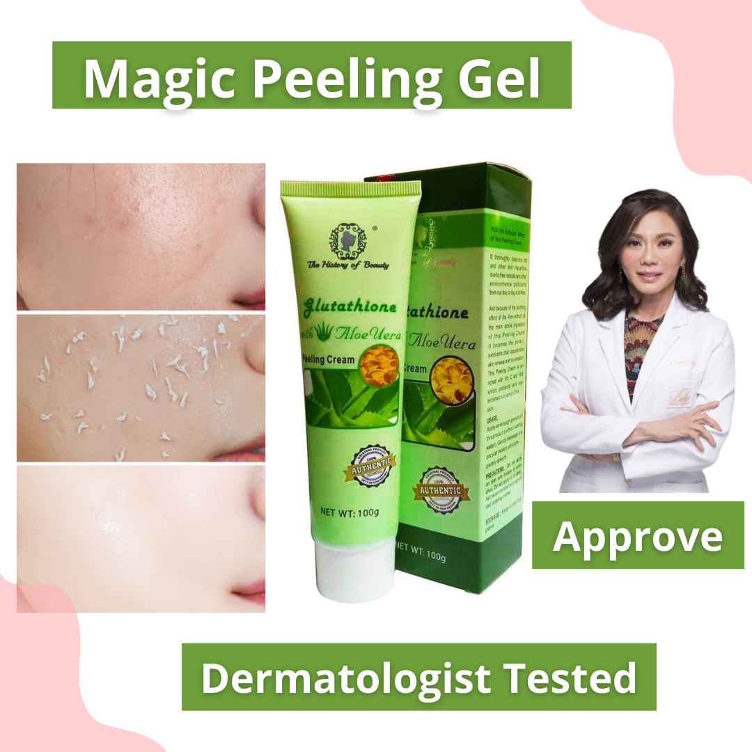 THE HISTORY OF BEAUTY GLUTATHIONE WITH ALOEVERA- Glutathione With Aloe Vera Magic Peeling Cream Whitening Sun Protection Exfoliant Anti-Aging Anti-Bacterial Moisturizing Cream - Lazada