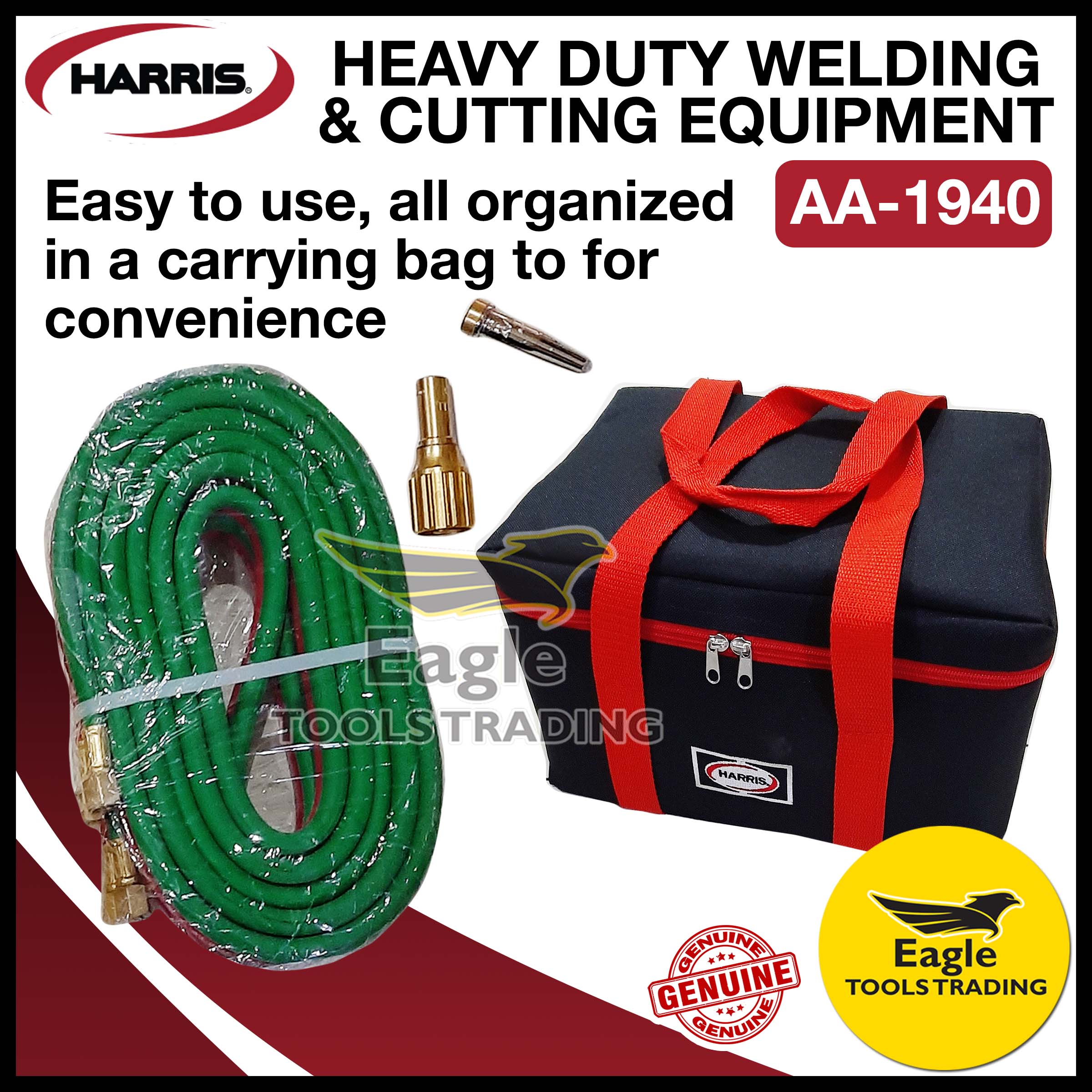 Harris Heavy Duty Cutting and Welding Kit AA1940 Welding set heavy duty welding Copper
