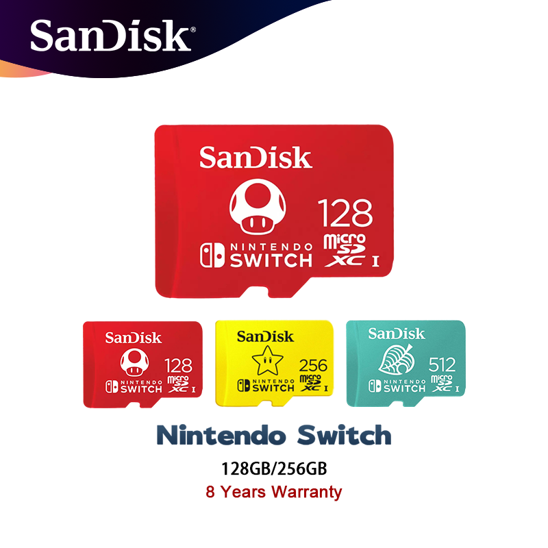 Switch Sandisk Sd Card Sandisk Nintendo Switch 128GB 256GB