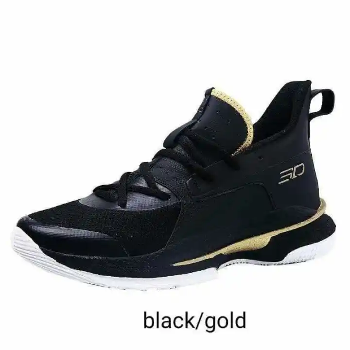 curry 7 gold and black