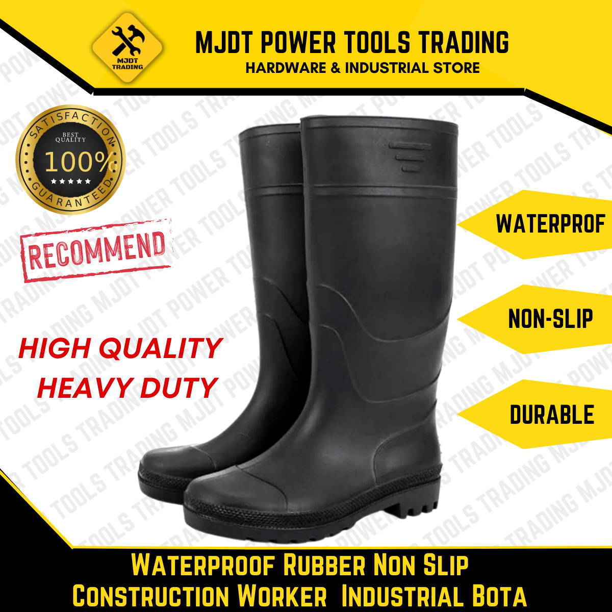 Industrial on sale rubber boots