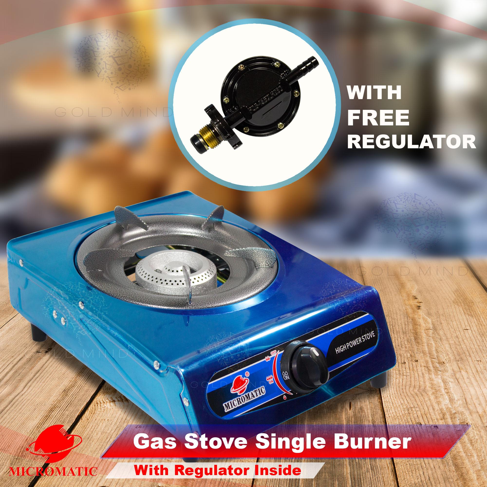 Micromatic Electric Contact Grill Stove 1200W (Small Pan) Gold Mind