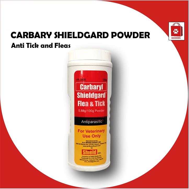 Carbaryl Shieldgard Anti Tick and Fleas Dog Powder 120grams Lazada PH