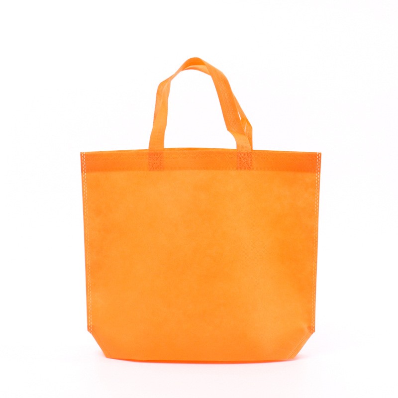 20 Pcs Handle Eco Bag Non-woven Tote Bag Shopping Storage Packaging Handbag  Eco Friendly Loop Bag