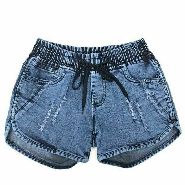 denim dolphin shorts