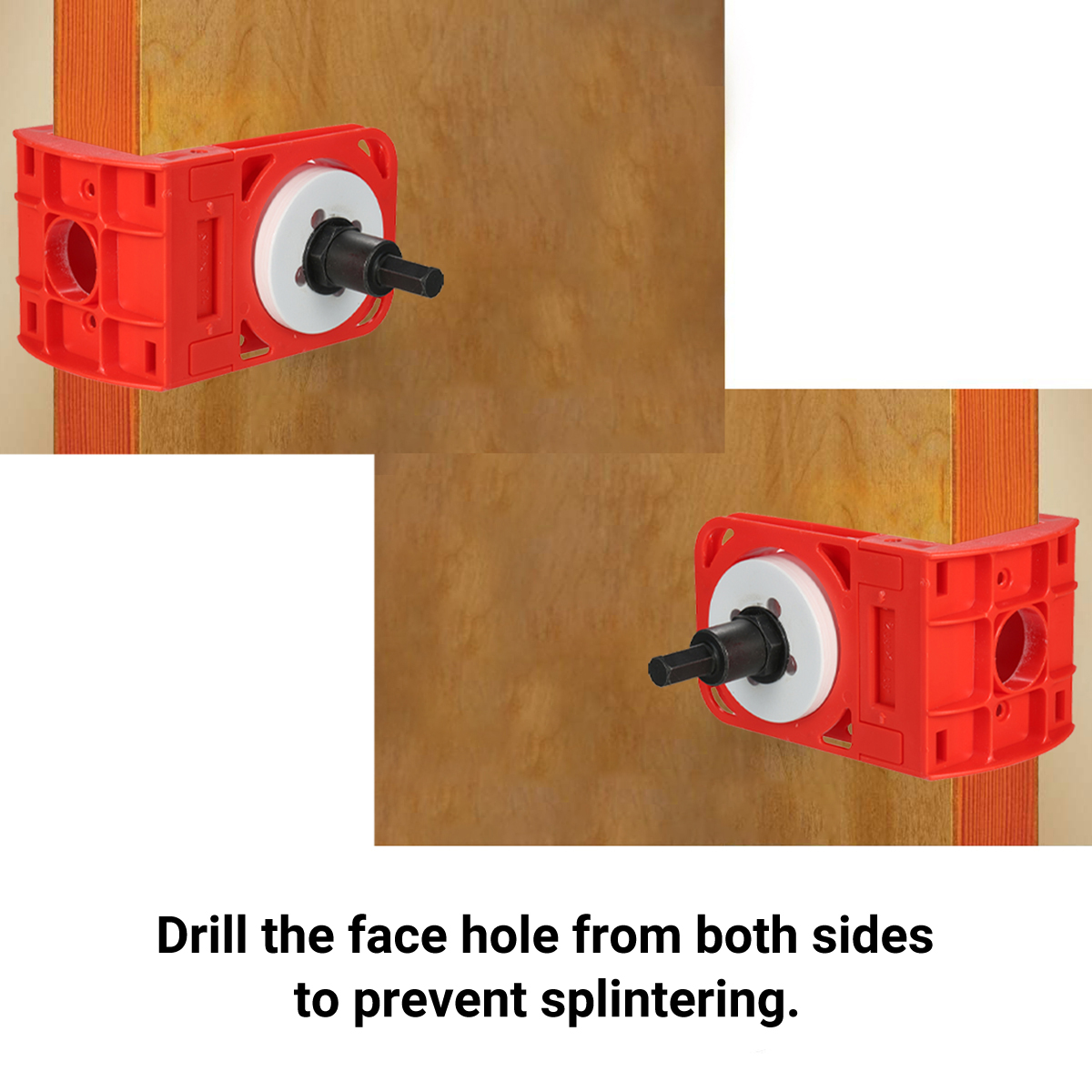 Lock Installation Kit with Guide Template for Wood Doors bewine ThaiPick