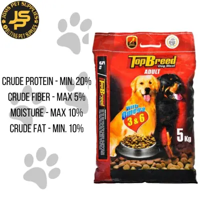 Top Breed Adult Dry Dog Food ORIGINAL PACKAGING 5 kg