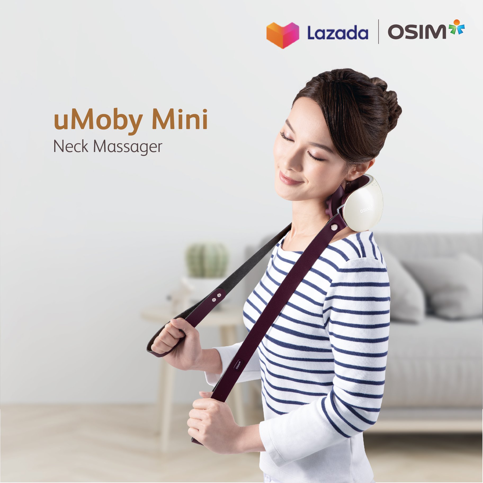 OSIM uMoby Mini Neck and Shoulder Massager Portable