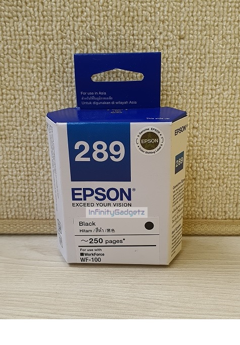 Genuine Epson 289 Ink Cartridge For Workforce Wf 100 Black Lazada Ph 4156