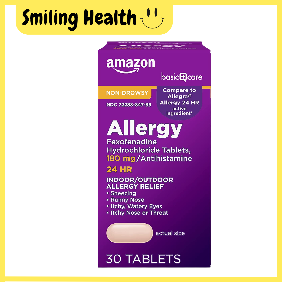 EXPIRY 5/2023 Basic Care Allergy (180 mg), Antihistamine Allergy