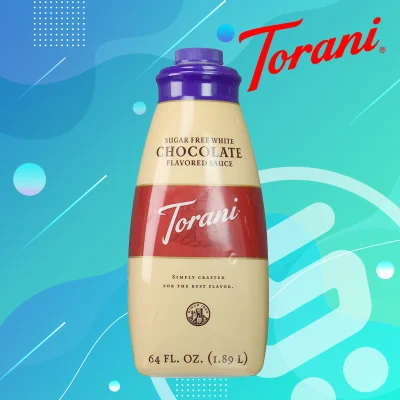 Torani (Sugar Free) White Chocolate Sauce 1.89L
