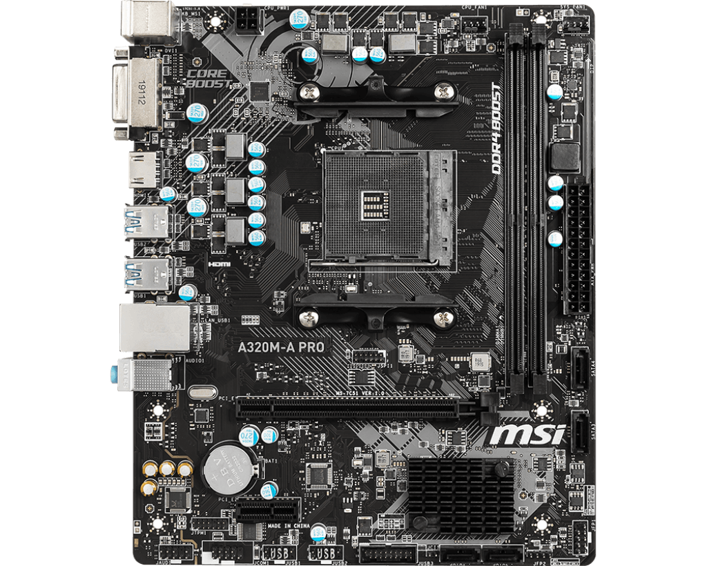 MSI AM A Pro mhz Support Ddr4 Motherboard DVI D  ...