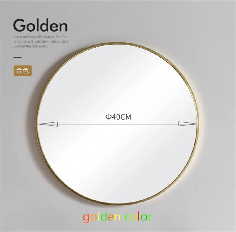 New bathroom led mirror round smart makeup mirror bathroom bedroom
