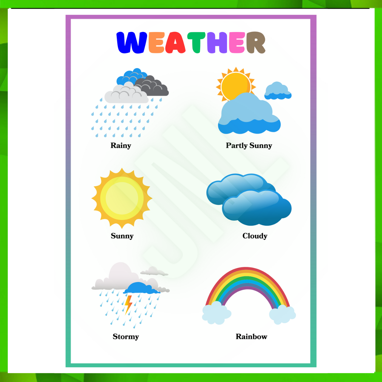 JNL A4 Size Laminated Educational Wall Charts for Kids | Lazada PH