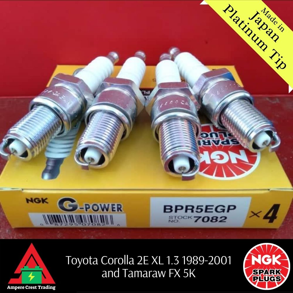NGK Spark Plug GPower Platinum Alloy (BPR5EGP) for Toyota Corolla 2E