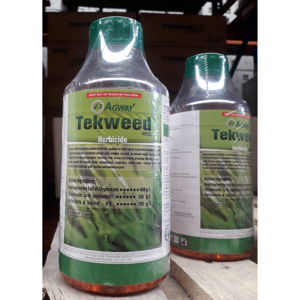 TEKWEED 480SL Liter "Glyphosate" Lazada PH