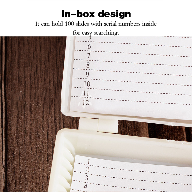 Slide Storage Box For 100 Slides - Storage Boxes - View #6