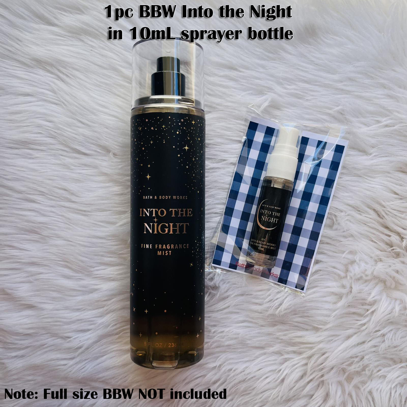 1pc 10ml BBW Fragrance Mist INTO THE NIGHT Sampler Bath and Body Into The  Night Perfume for Women Party scent