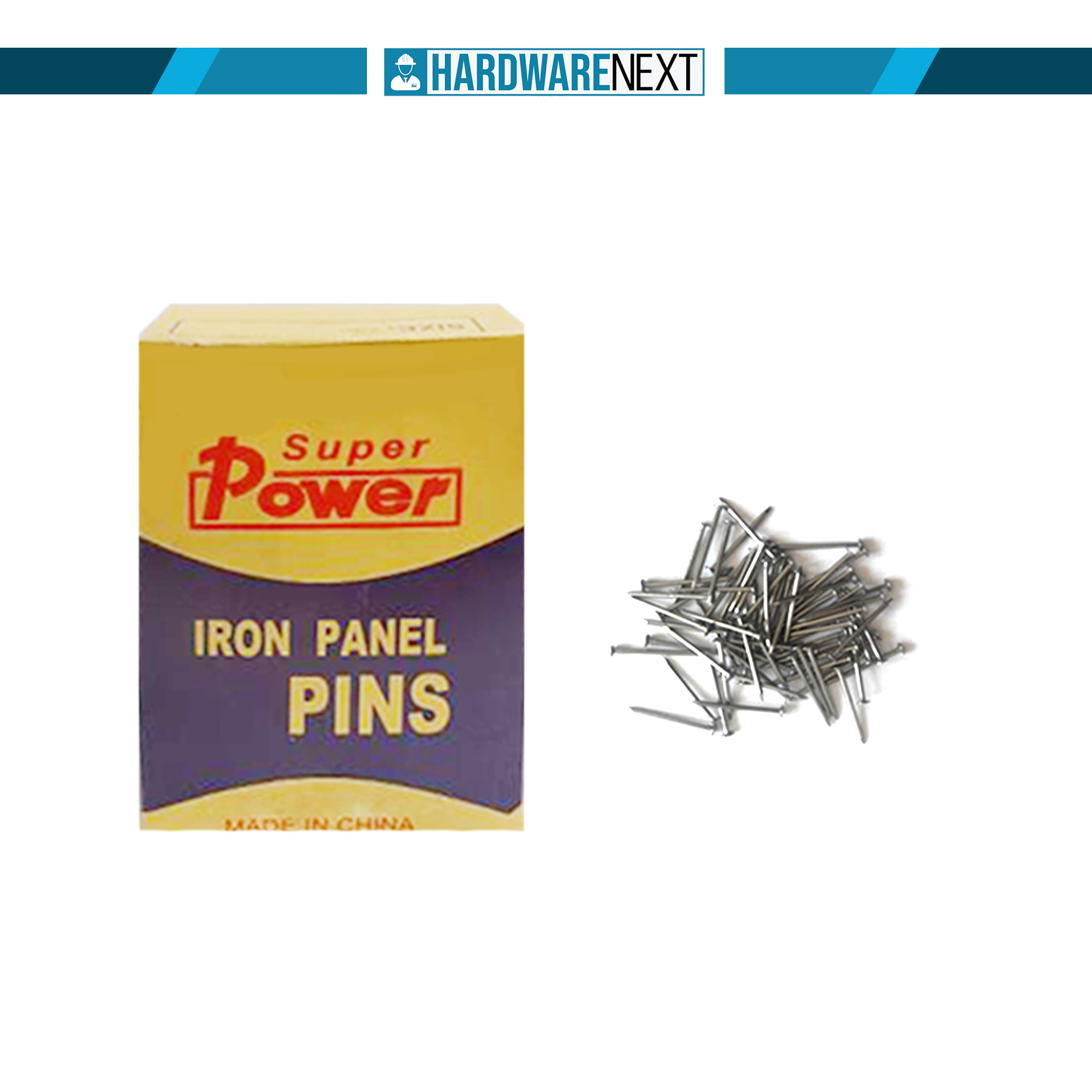 Smooth Nails Iron Panel Pins 3/4