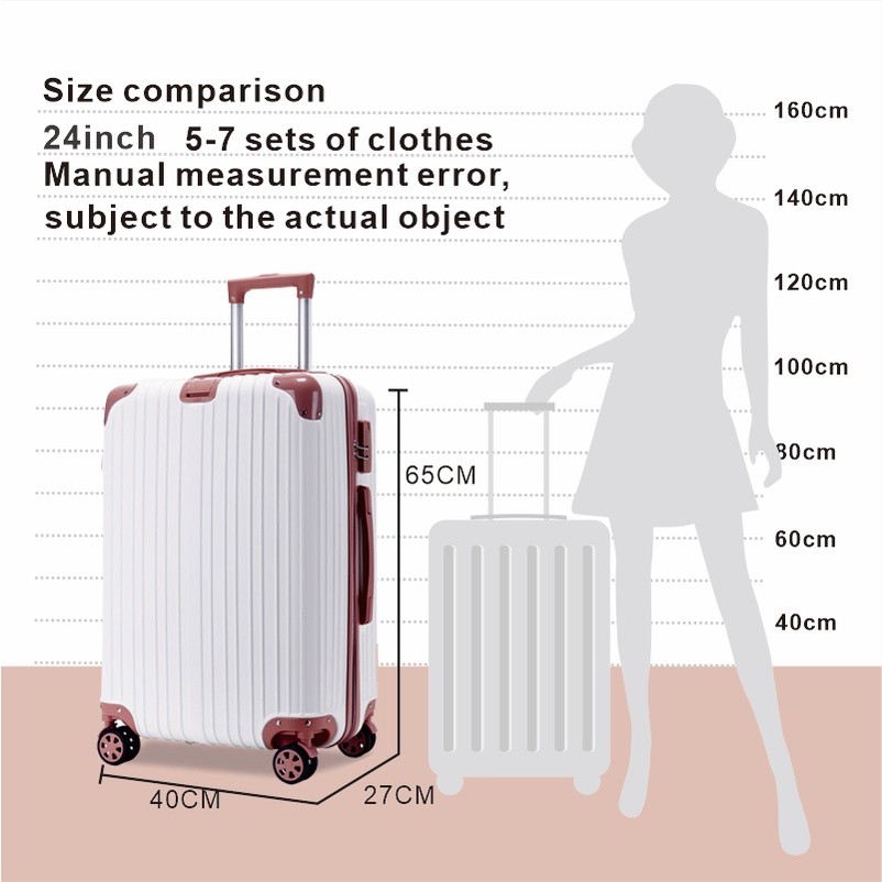 New Hot Suitcase Travel Rolling Luggage on Wheels 20 Inch 24 Inch Cabin Trolley Box Fashion