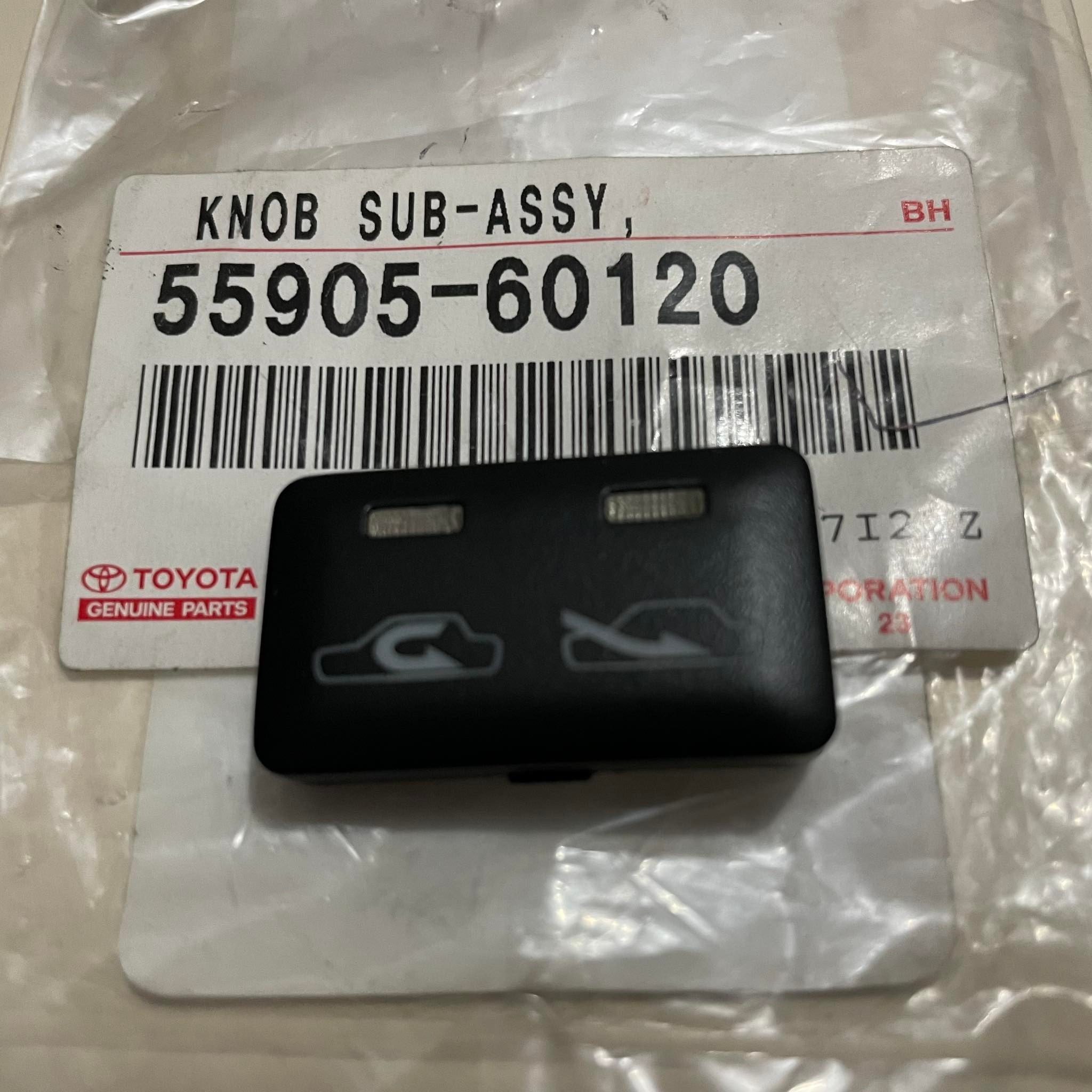 ORIGINAL TOYOTA AC CONTROL PANEL RECIRCULATE SWITCH FOR TOYOTA LAND