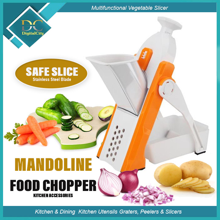DIGITAL Multifunctional High Quality Safe Slice Mandoline Food Chopper