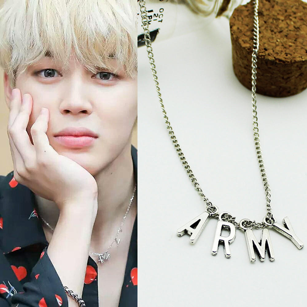 KPOP BTS JIMIN ARMY Necklace with Pendant Fashion Jewelry | Lazada PH