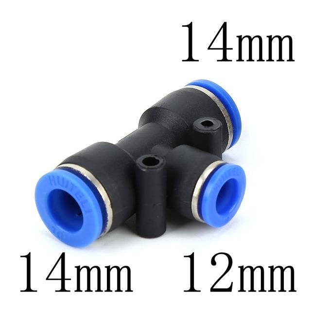 Set 16 Raccordi Pneumatici Quick Release - 6mm/8mm/10mm/12mm Per Tubi Nylon/PU - Foto 10