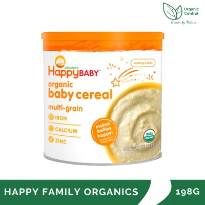 Happy Baby Organic Multigrain Baby Cereal 198g