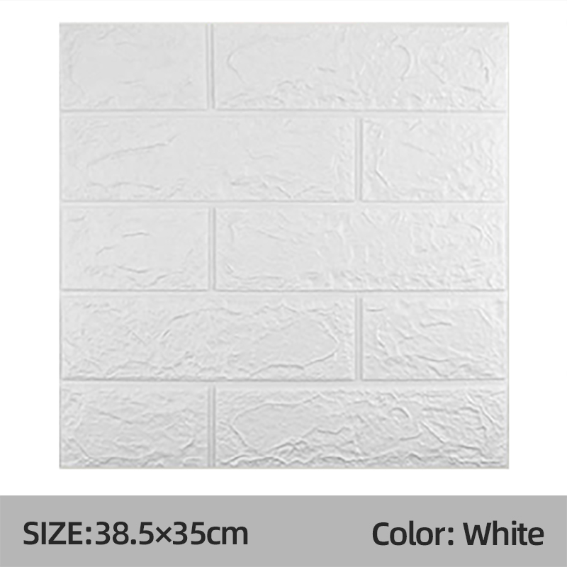 ICON Waterproof wallpaper Brick 3D wall stick foam self adhesive wall ...