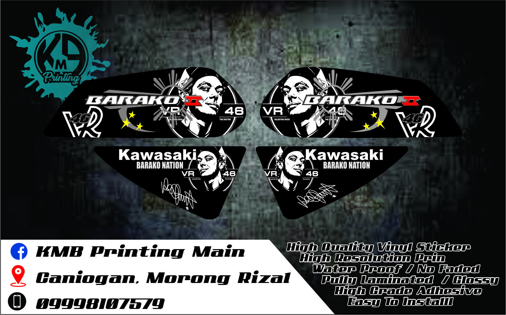 KAWASAKI BARAKO STICKER DECALS Lazada PH
