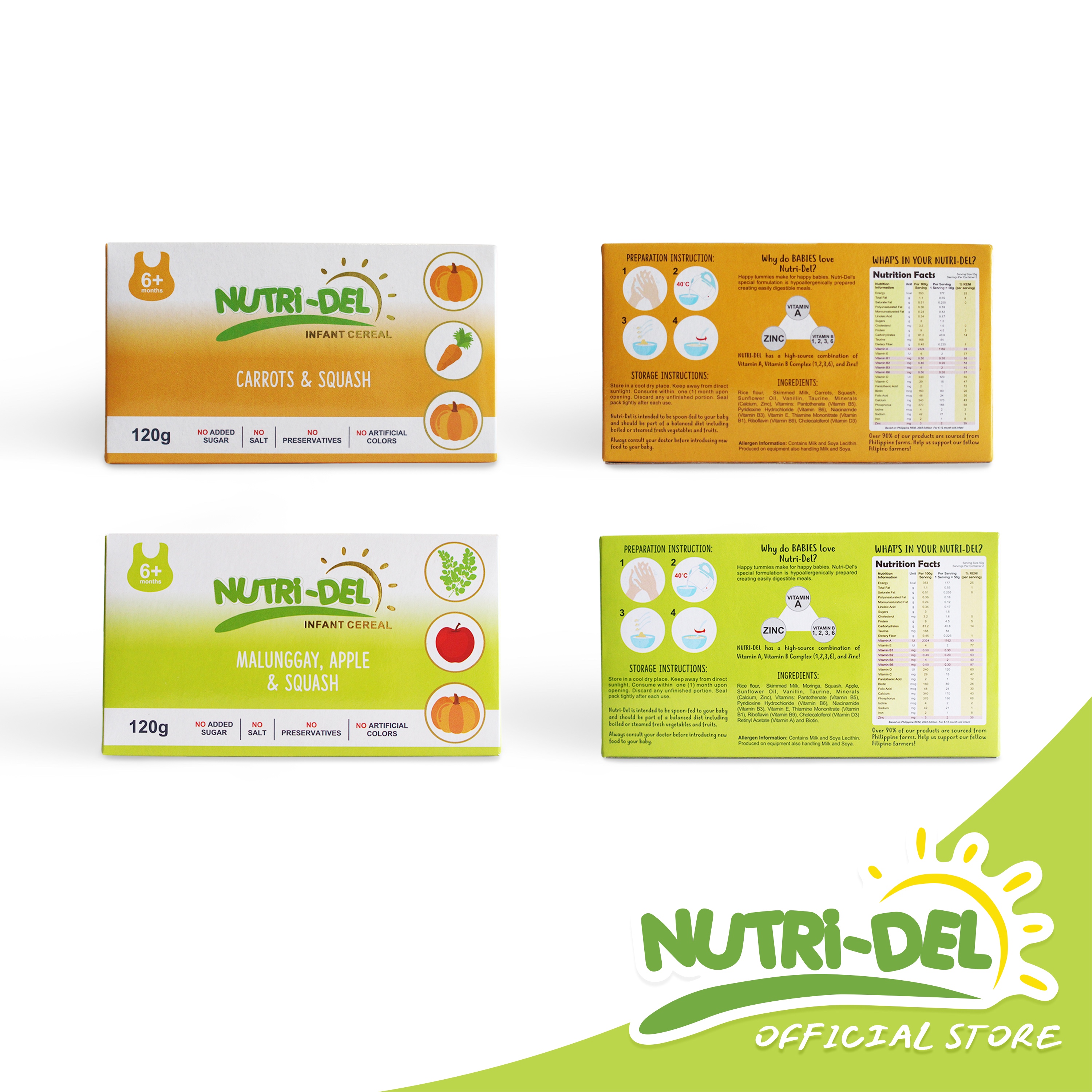 nutridel infant cereal