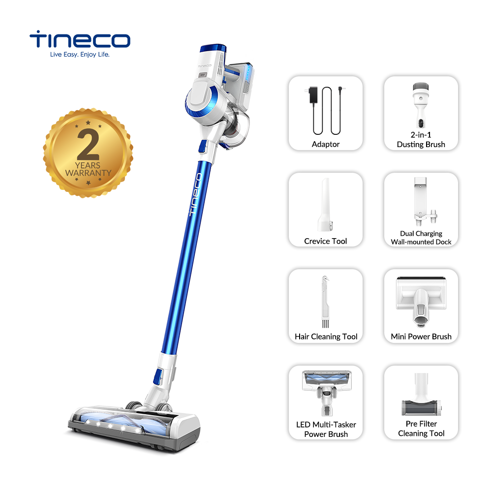 Tineco A10 Hero Cordless Vacuum Cleaner Handheld Lightweight 350W Rating Power Rechargeable Li-Ion Battery for Hard Floor Carpet Pet Hair Car
