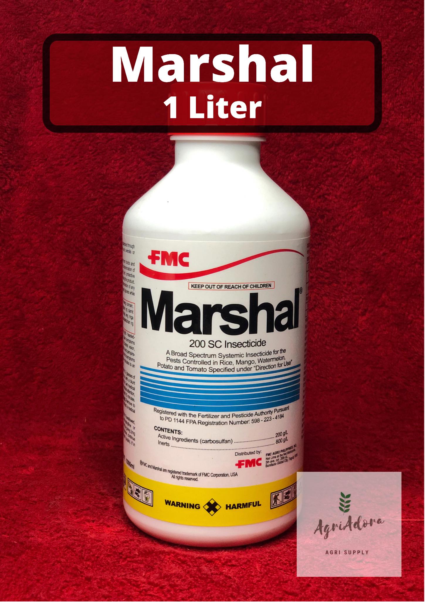 Marshal 200 Sc Insecticide 500ml1l Fmc Lazada Ph