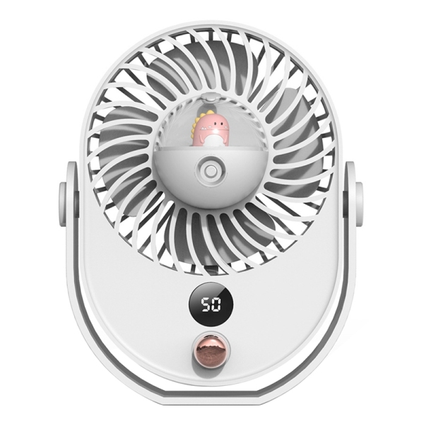 Giá bán 2 in 1 Mini USB Charging Humidifier Air Cooler Fan Home Office Desktop Water Spray Humidify Misting Cooling Fans