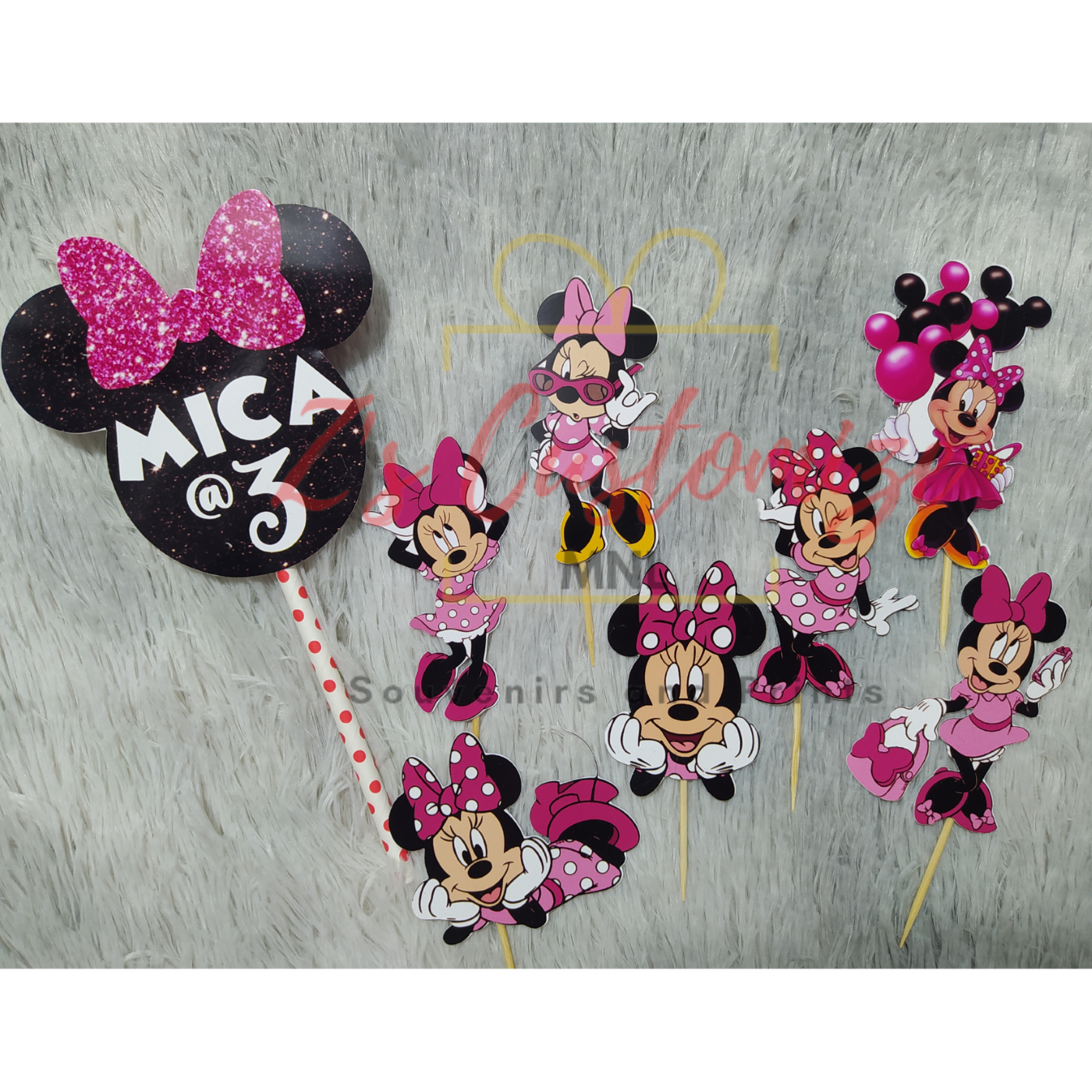 DISNEY BABY MINNIE CAKE TOPPER | BABY MICKEY CAKE CENTERPIECE | CAKE D –  Sims Luv Creations