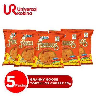 Granny Goose Tortillos Cheese 25G - Pack Of 5