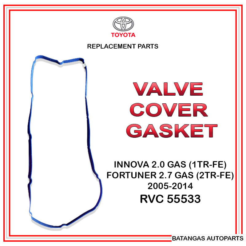 SILICONE VALVE COVER GASKET INNOVA 2.0 GAS (1TRFE) FORTUNER 2.7 GAS