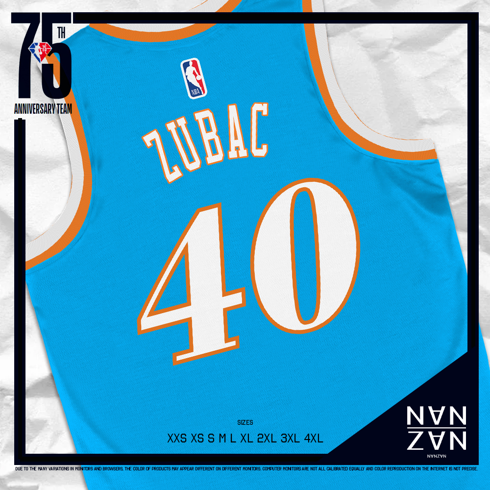 NANZAN City Edition NBA Los Angeles Clippers Ivica Zubac Jersey