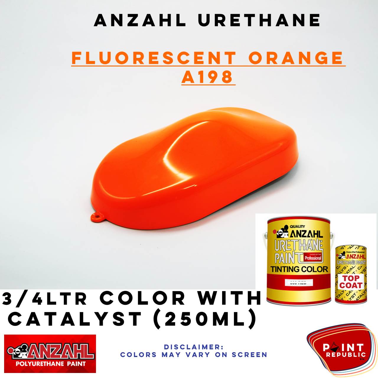 Anzahl Urethane Paint Colors Fluorescent and Luminous Series Lazada PH